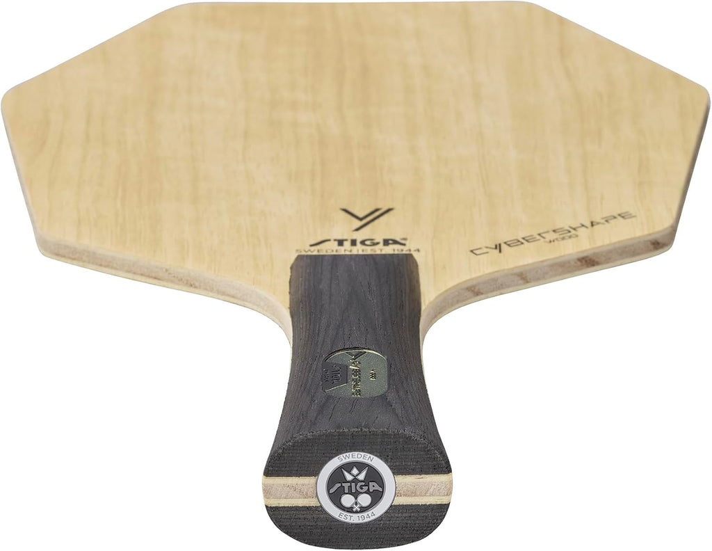 STIGA Cybershape Wood Table Tennis Blade I Superior Control & Enhanced Grip for Offensive Play