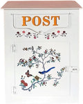 Mailboxes for Outside Wall Mounted Storage Mailbox Postbox Outdoor Creative Wall Iron Belt Lock Suggestion Box Mail Box(40x12x27cm)