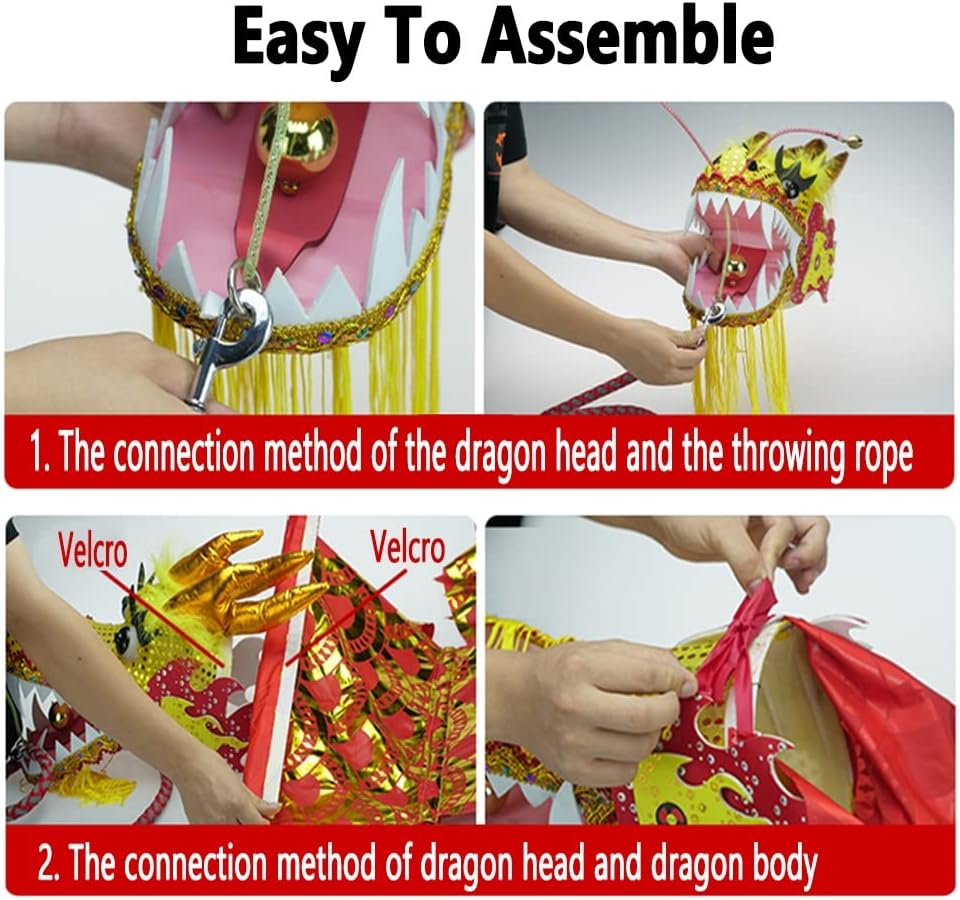 Dragon Dance Flinging Ribbon, Outdoor Exercise Kung Fu Fitness Throw Streamer, Silk Flowy & Shaking Poi,4 Colors, 3 Sizes (Color : Purple, Size : 6m/20ft) (Yellow 10m/33ft)
