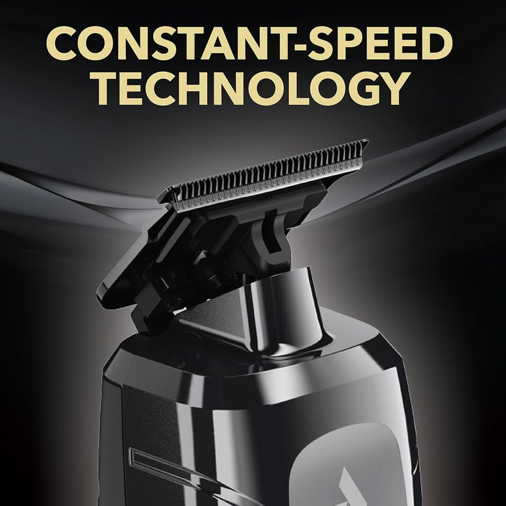 Andis 562627 GTX-EXO II Professional Cordless Lithium-ion Electric Beard & Hair Trimmer with Charging Stand, Black Chrome