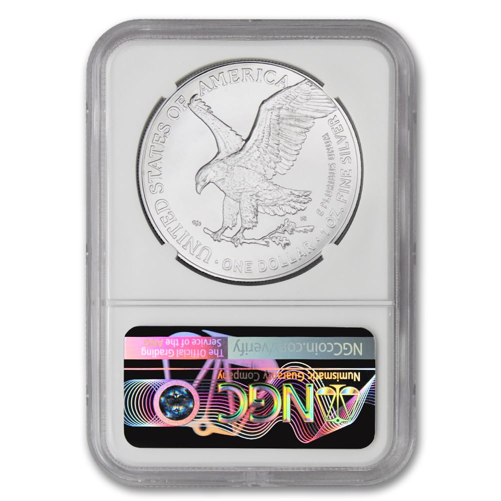 2026 1 oz American Silver Eagle Coin MS-70 (First Day of Issue - 40th Anniversary) $1 NGC MS70