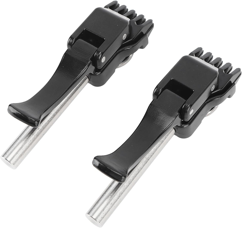Keenso Black Stringing Clamp Tennis Flying Clamp Starting Tool Accessories - Versatile Design with Adjustable Turntable, High Strength Bearings