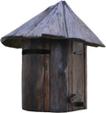 MELPHI Mailboxes for Outside, Retro Mailbox, Wooden Mailbox, Outdoor Decoration, Retro Country Style, Mail Manager for Mail/Newspaper/Post/Letter/Magazine