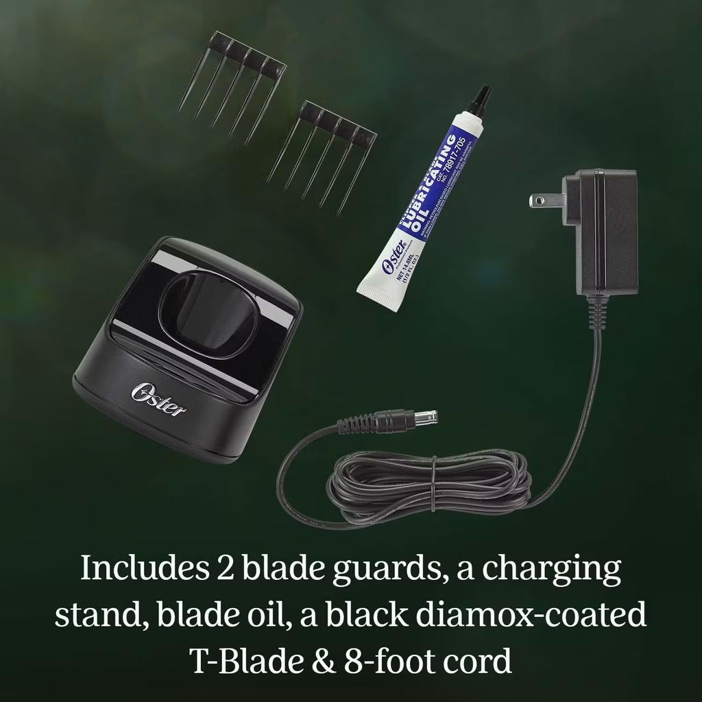 Oster 76059-810 Professional Cordless T-Finisher T-Blade Trimmer with Long Lasting Lithium-Ion Battery