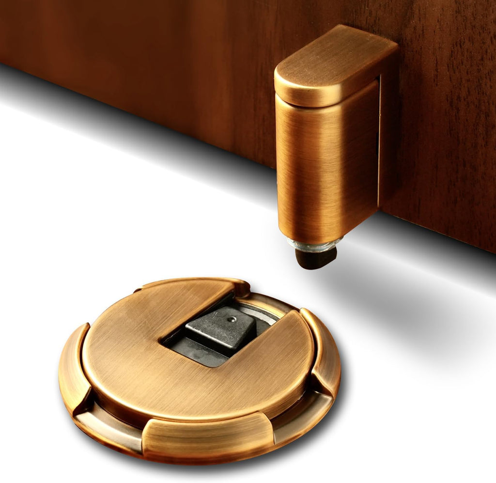 Magnetic Door Catch,Magnetic Door Stop,Magnetic Door Catch,Skirting Board Buffer, Doorstops Magnetic Door Stop,Stainless Steel Tall Decorative,Metal Floor Mount Doorstop Wall Door Hold Open STO