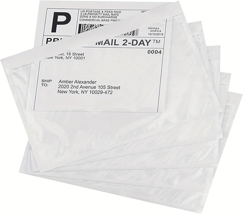 6x9 Packing List Mailing Envelopes Shipping Envelopes Packing List Clear Adhesive Shipping Label Sleeves Shipping Supplies for Small Businesses(2000 Pcs)