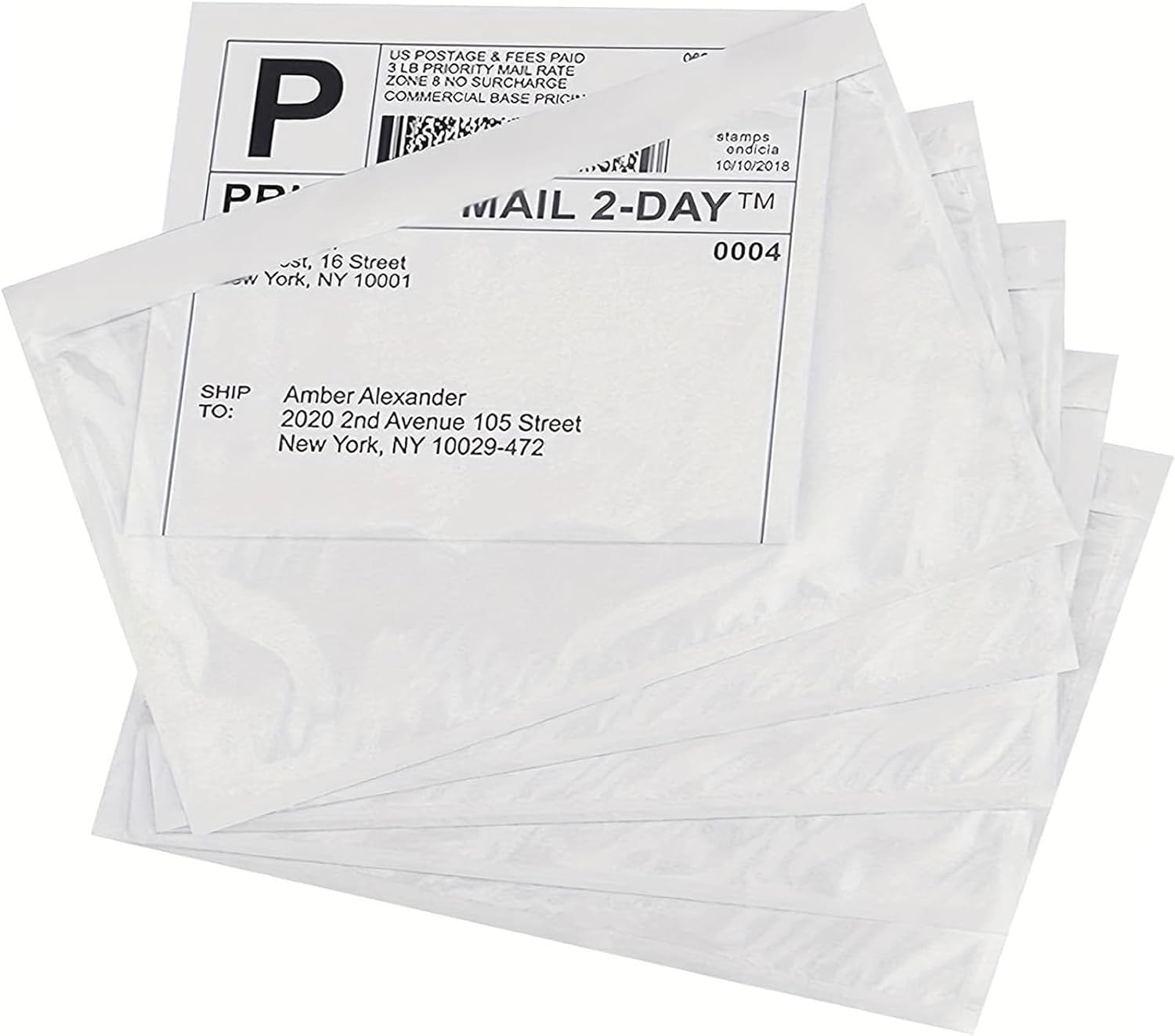 6x9 Packing List Mailing Envelopes Shipping Envelopes Packing List Clear Adhesive Shipping Label Sleeves Shipping Supplies for Small Businesses(2000 Pcs)