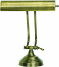 House Of Troy AP10-21-71 Advent Collection 10-1/2-Inch Adjustable Piano/Desk Portable Lamp, Antique Brass