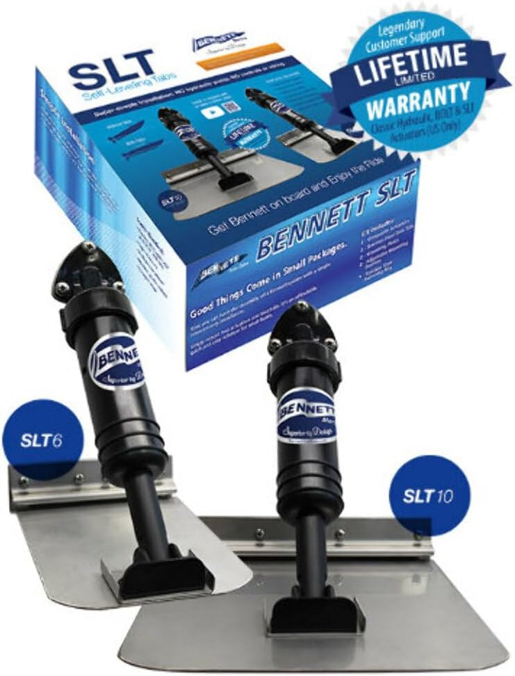 Bennett Marine Self Leveling Trim Tab System, 6' x 8' SLT6