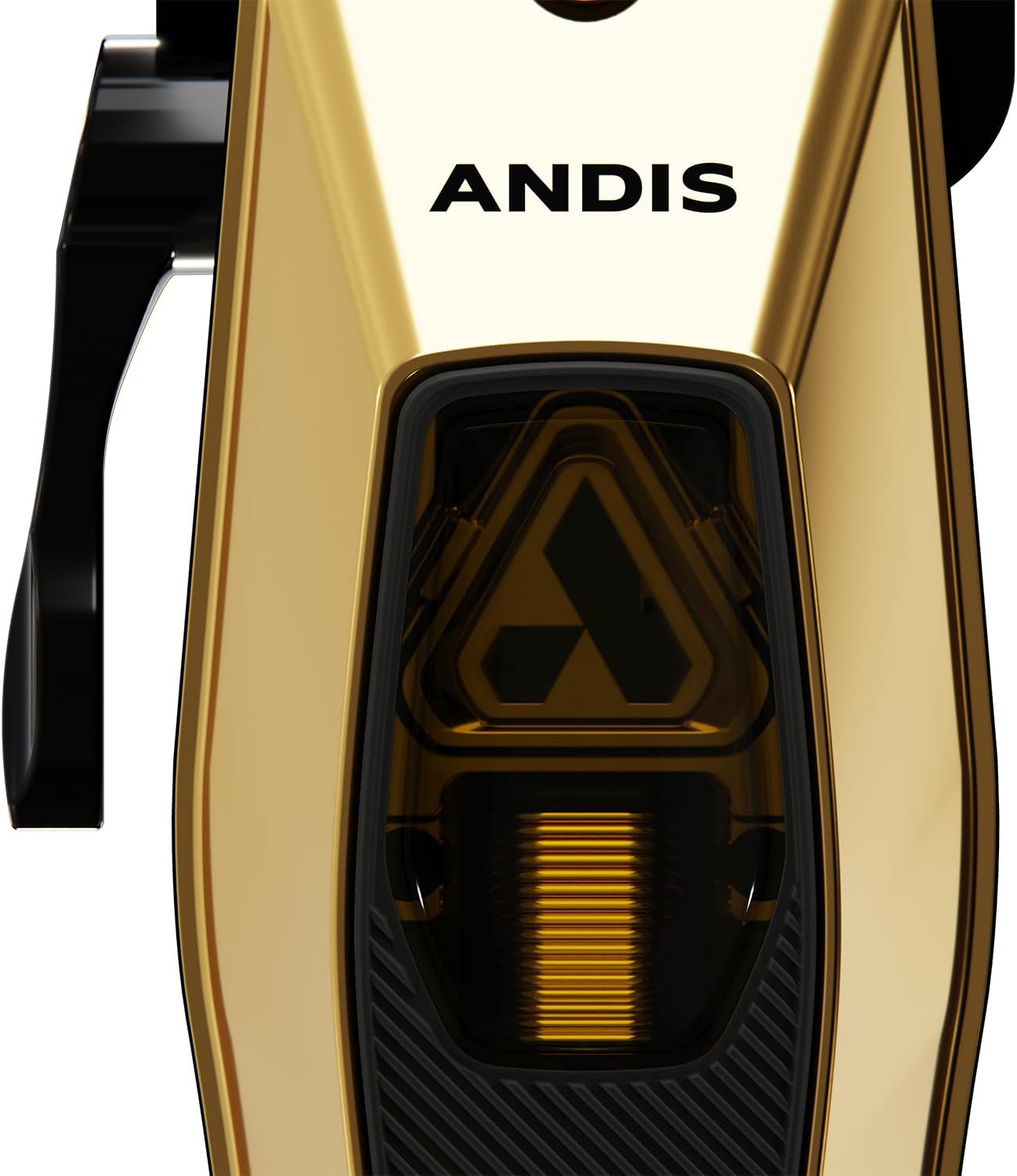 Andis Recon Professional Barber Vector Motor Hair Clipper, Adjustable-Fixed Phaze Blade, Includes OG Comb Set, Lithium Ion 4-Hour Run Time, Interchangeable Covers, Black/Gold