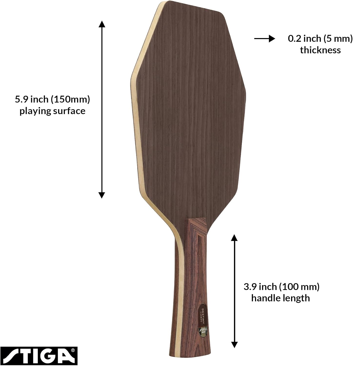 STIGA Destiny Carbon Table Tennis Blade