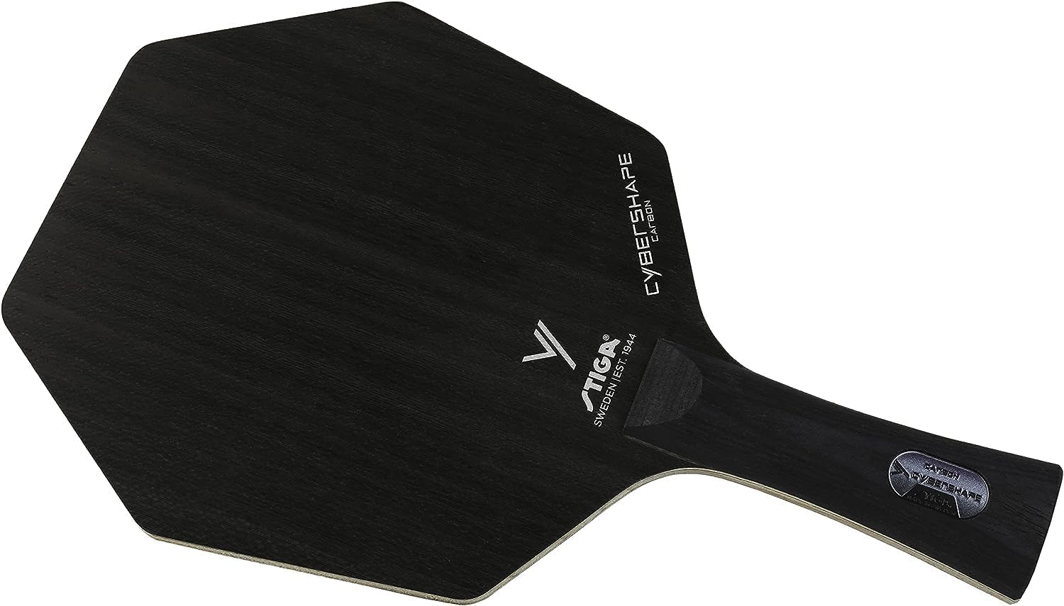STIGA Cybershape Carbon Table Tennis Blade | Ping Pong Paddle - Unique Design for Larger Hitting Area & Increased Control - Competition Approved