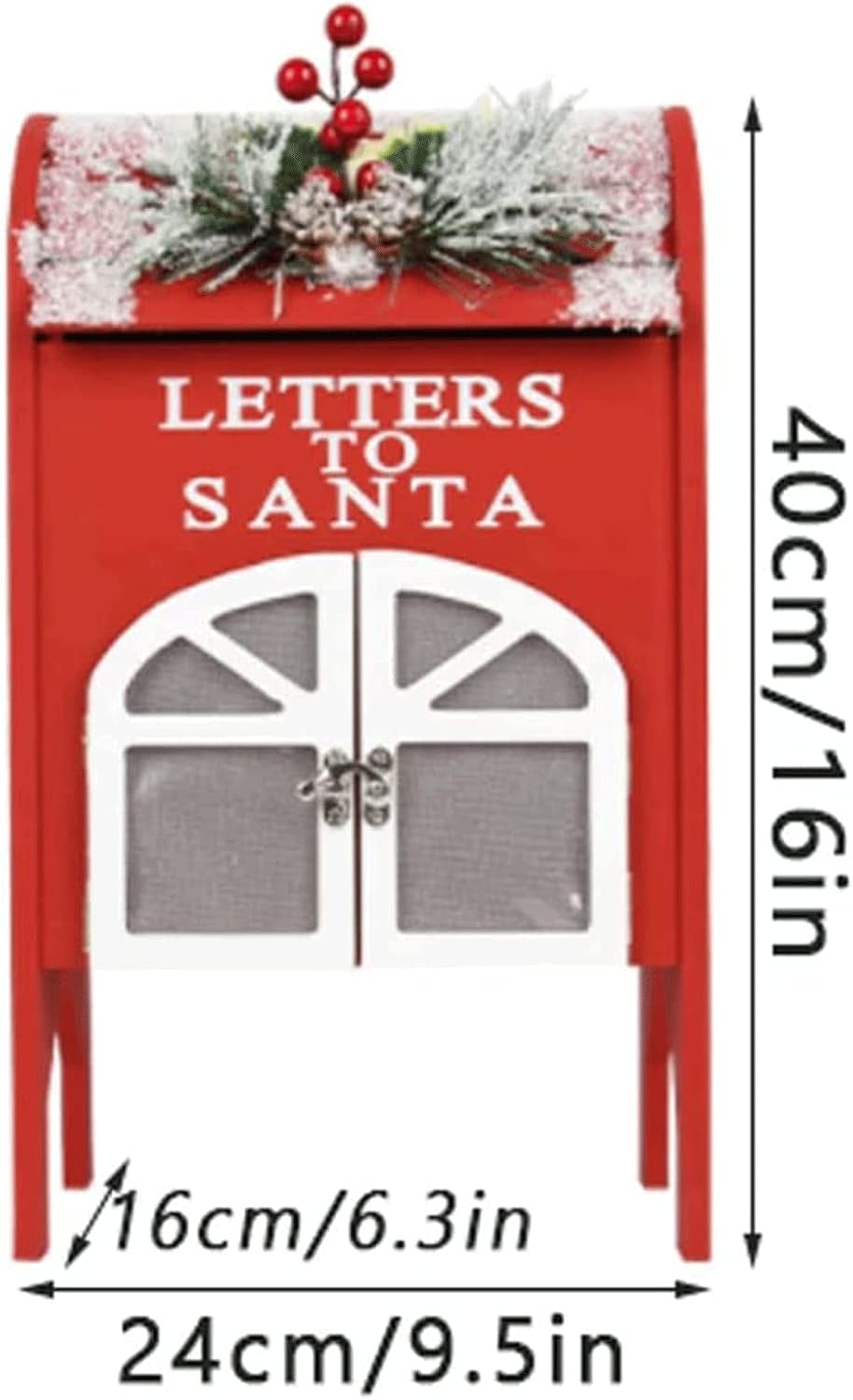 Key Drop Box Creative Mailbox Christmas Wooden Post Box Family Mailboxes Metal Drop Box Handmade Mailboxes Easy to Install