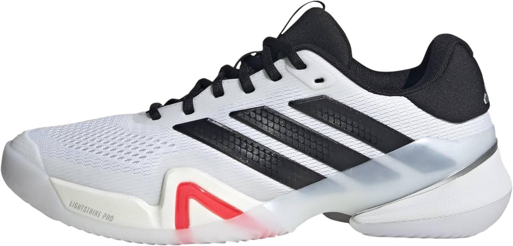 adidas Mens Barricade 14 Tennis Sneakers Shoes - Black, Orange
