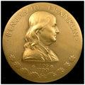 1932 P SUPERB 3' WIDE HIGH RELIEF BRONZE BENJAMIN FRANKLIN MEDALLION from the U.S. MINT! RARE Bronze Medal Seller Pristine Flawless Perfect Uncirculated