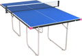 Butterfly Junior Ping Pong Table - 3/4 Size Table Tennis Table - Space Saver Game Table for Game Room - Regulation Height Ping Pong Table - Sturdy Frame - Ships Assembled with Net