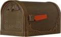 Special Lite Floral Curbside Mailbox - Copper Cast Aluminum Mailbox for Post Mount - SCF-1003-CP