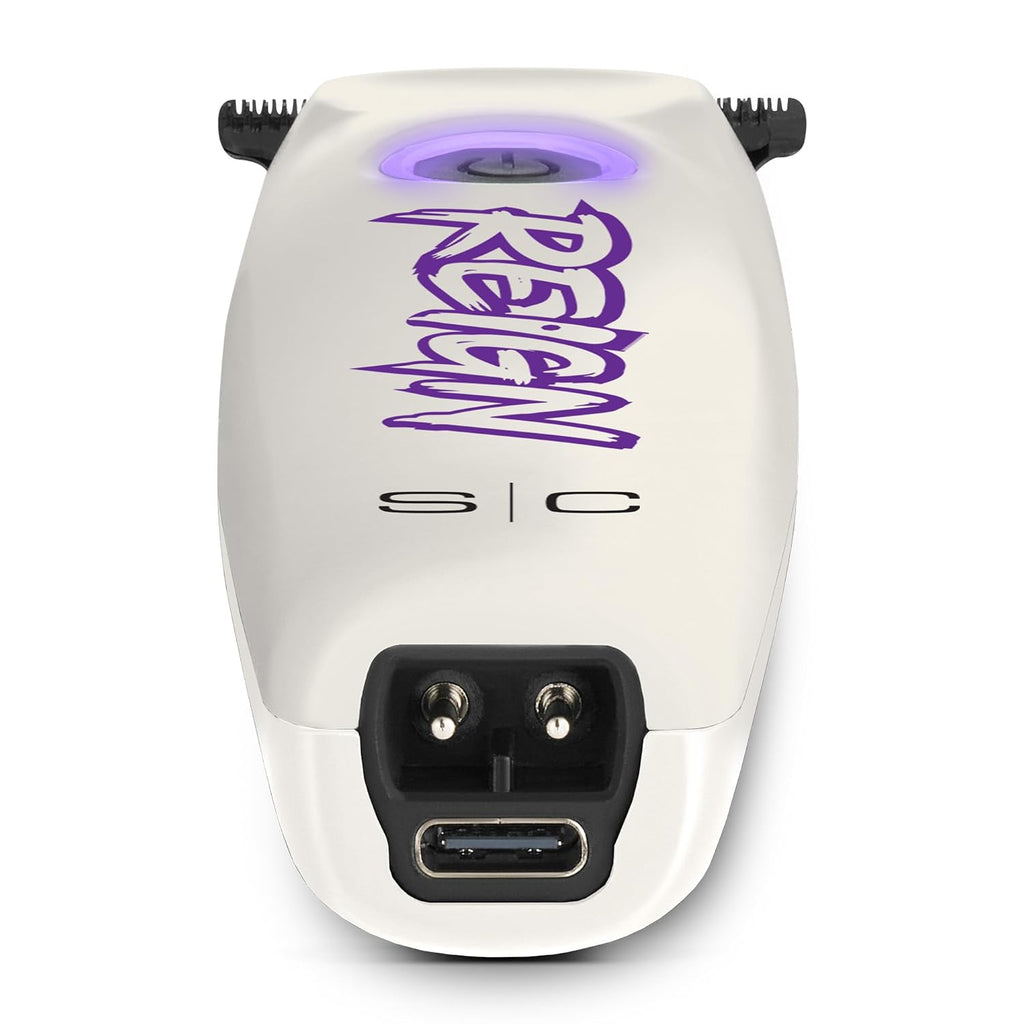 Stylecraft Reign Professional Hair Clipper, Hair Trimmer with Brushless Motor, USB-C Rechargeable, Designed by Barbers for Precision Beard and Hair Grooming