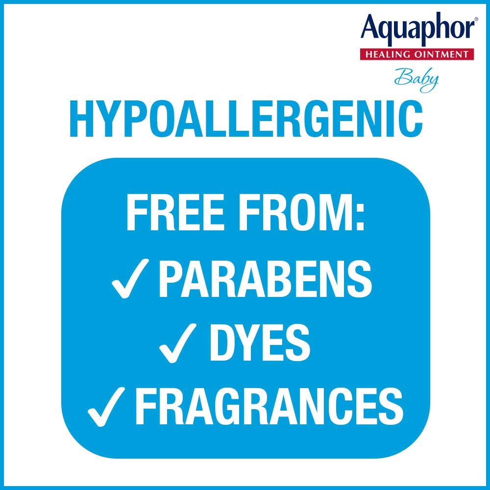Aquaphor Baby Healing Ointment Advanced Therapy Skin Protectant, Dry Skin and Diaper Rash Ointment, 7 Oz Tube (Pack of 12)