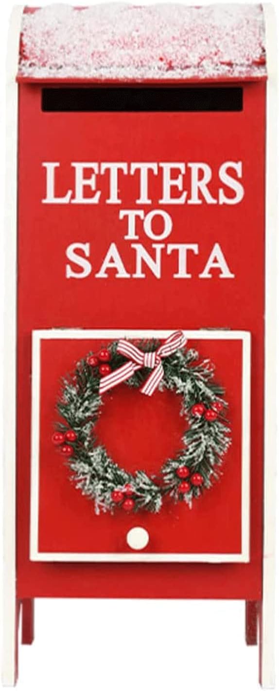 Key Drop Box Creative Mailbox Christmas Wooden Post Box Family Mailboxes Metal Drop Box Handmade Mailboxes Easy to Install