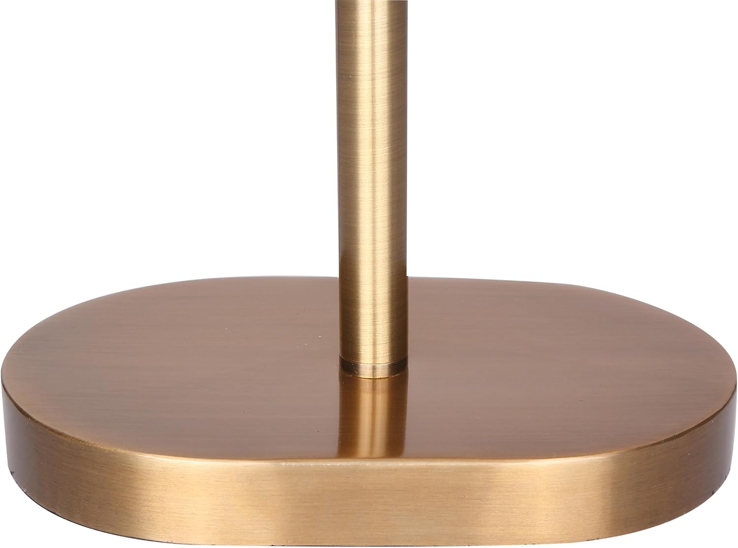Canarm Kov 1-Light Table Lamp, 24-inch Modern White and Gold Finish with Rotary Switch for Bedroom, Living Areas or Office