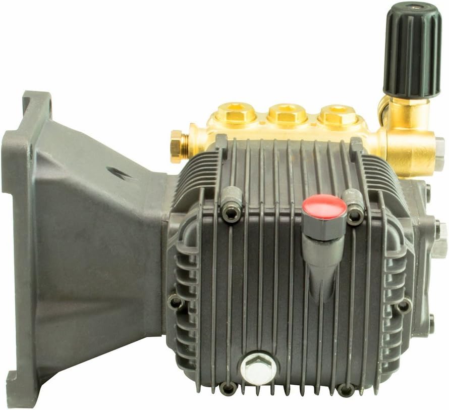 Triplex Power Pressure Washer Pump 5 GPM 3200 PSI 3600 RPM 1' Hollow Shaft with Unloader