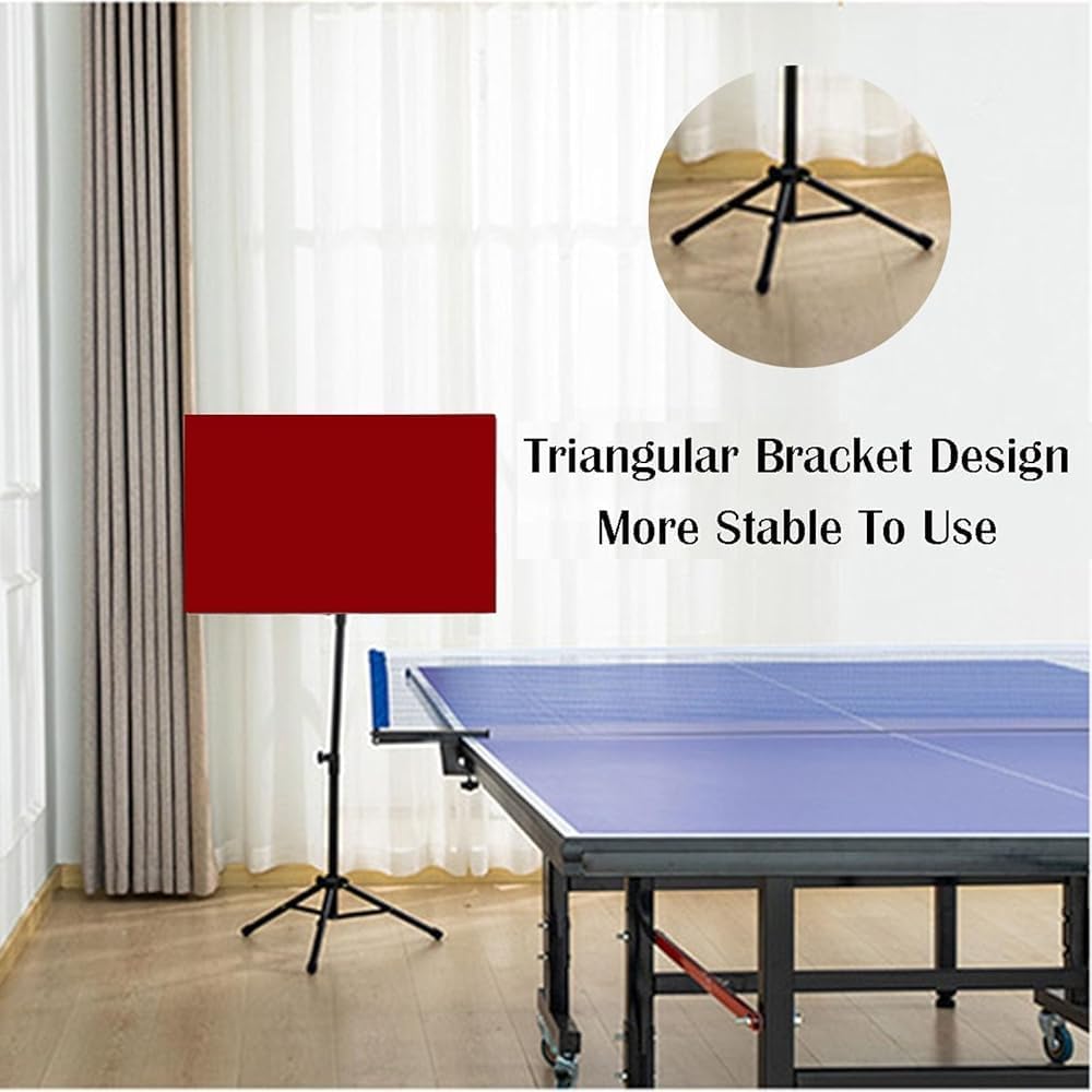 Table Tennis Rebound Board, Adjustable 60‑110cm Ping Pong Return Board, Professional Practice Training Equipment for Home, Gym & School Use