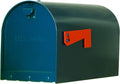 Special Lite Rigby Curbside Mailbox - Blue Aluminum Mailbox for Post Mount - SCR-1016A-BLU