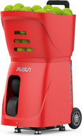 PUSUN｜PT-Smart Tennis Ball Machine: App Control with 12 Built-in Training Modes,6-Level Spin,28-Pt,75 MPH,32.6 lbs,100+ Ball,5H Battery, Portable, for Tennis/Padel,Training, Practice,Beginners to Pros