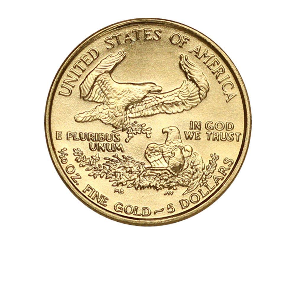 1986 - Present (Random Year) 1/10 oz American Eagle Gold Bullion Coin (Type 1 or Type 2) Brilliant Uncirculated with Original United States Mint Box $5 Seller BU