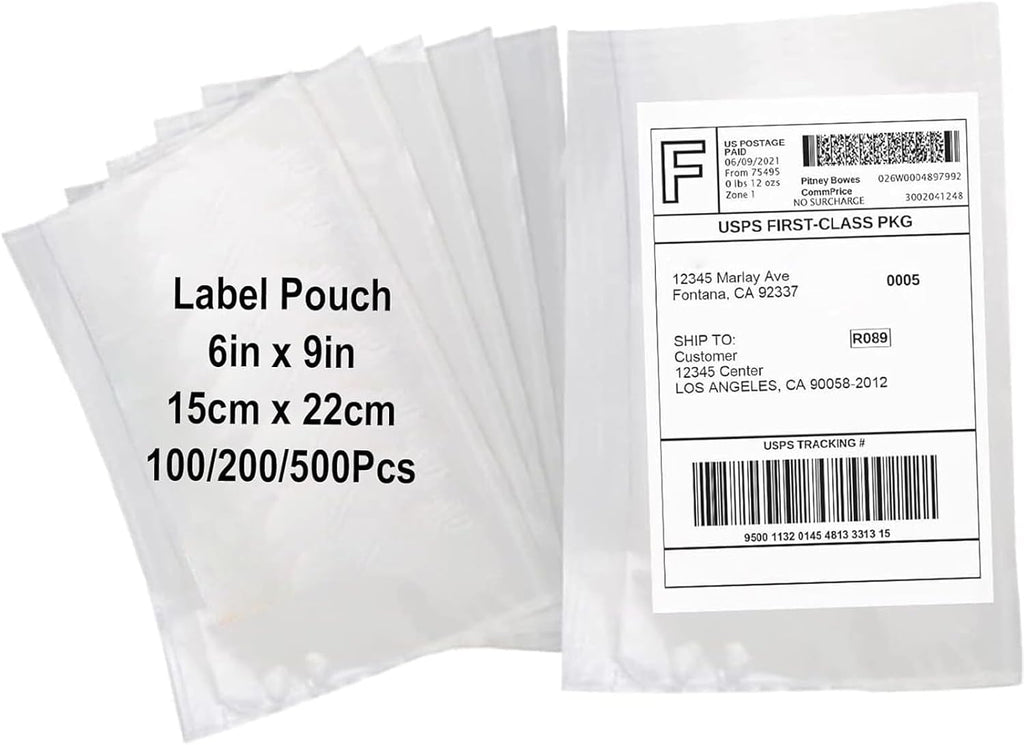 6x9 Packing List Mailing Envelopes Shipping Envelopes Packing List Clear Adhesive Shipping Label Sleeves Shipping Supplies for Small Businesses(2000 Pcs)