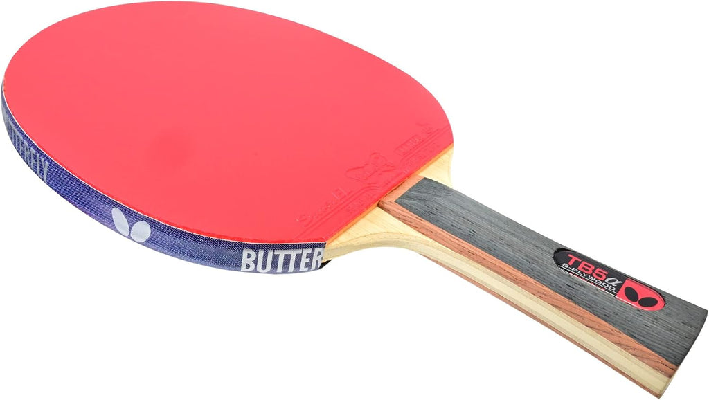 TB5 Alpha Pro-Line Table Tennis Racket | Medium Fast Blade and Rubber Combination | Featuring Sriver EL | Recommended for Advanced Tournament Level Players