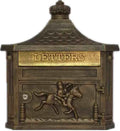 Wall Mounted Mailbox Galvanized Steel and Aluminum Material Rainproof Metal Post Box,Mailboxes for Outside, 16x5.6x18 in(Yellow)