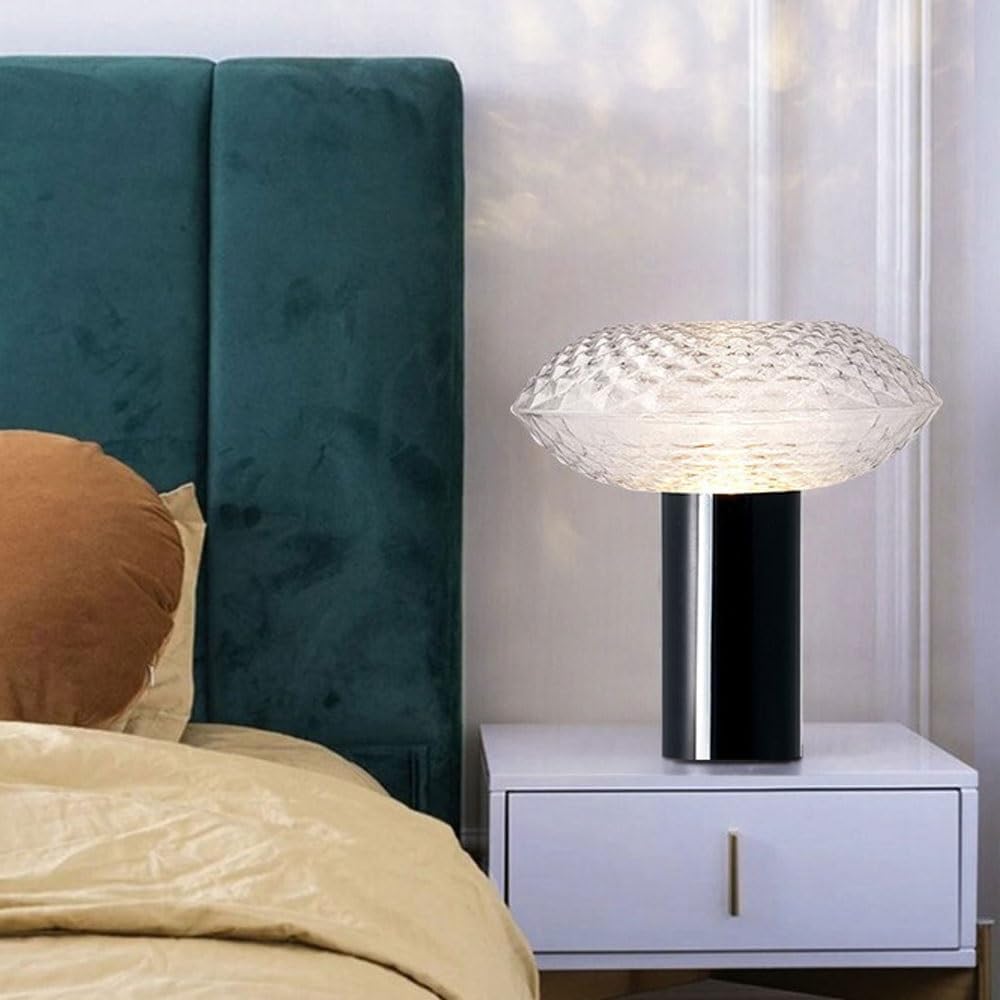 Crystal Table lamp Bedroom Desk Lamp Bedside Living Room Hotel Model Glass Table Lamps