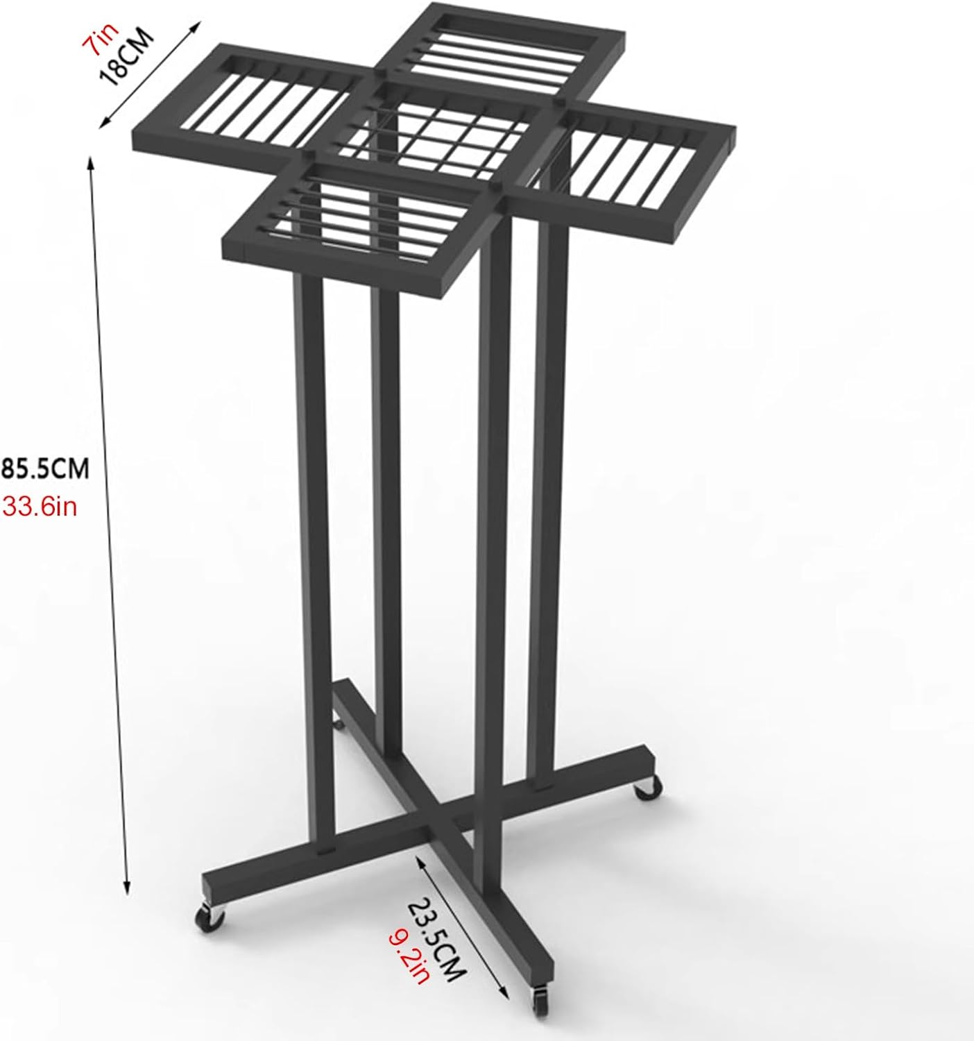Commercial Gym Exercise Ball Holder Large Capacity Ping Pong Paddle Holder, Floor Table Tennis Organizer Rack with Wheels, Training Hall/Stadium/Office/Game Room Commercial Sports Equipment Storage Sh
