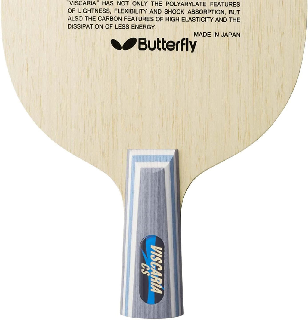 Butterfly Viscaria Table Tennis Blade ALC Blade - Professional Table Tennis Blade - Traditional or Reverse Backhand Chinese Penhold Handle Style - Made in Japan