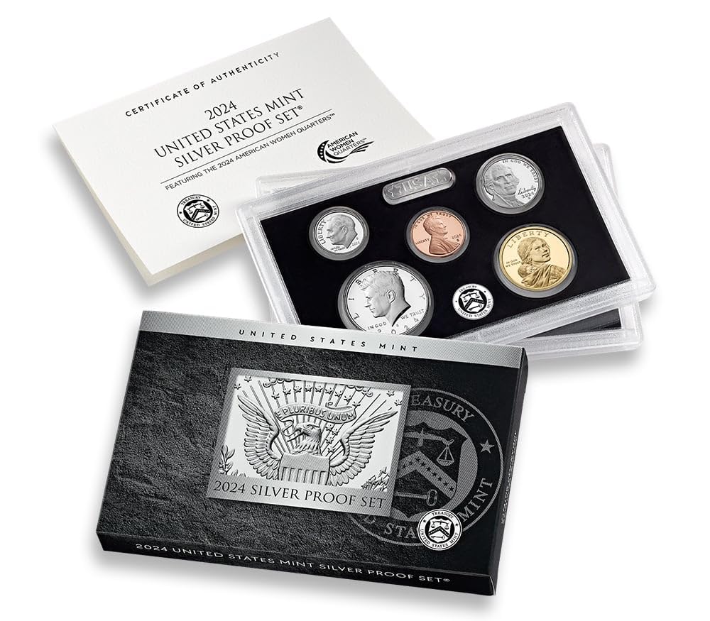 2024 S 2024 Silver Proof Set 10 Coin 24RH Collection US Mint Proof