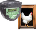 Brinsea ChickSafe Advance Automatic Chicken Coop Door Opener for Vertical Sliding or Hinged Hen House Doors with Programmable Timer, Digital Display, 8 lb. Lift Capacity