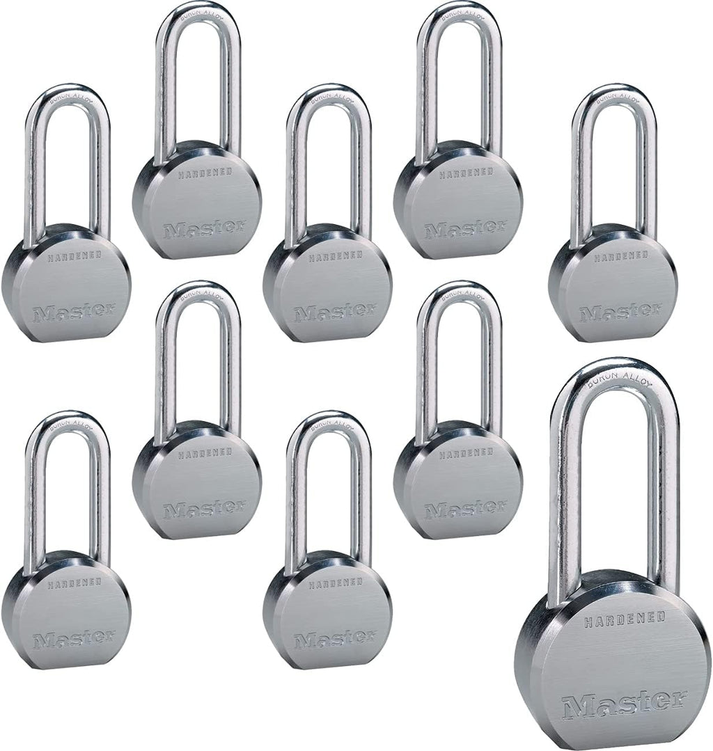 Master Lock - (10) High Security Pro Series Keyed Alike Padlocks w/20 Keys, 6230NKALH-10 w/BumpStop Technology