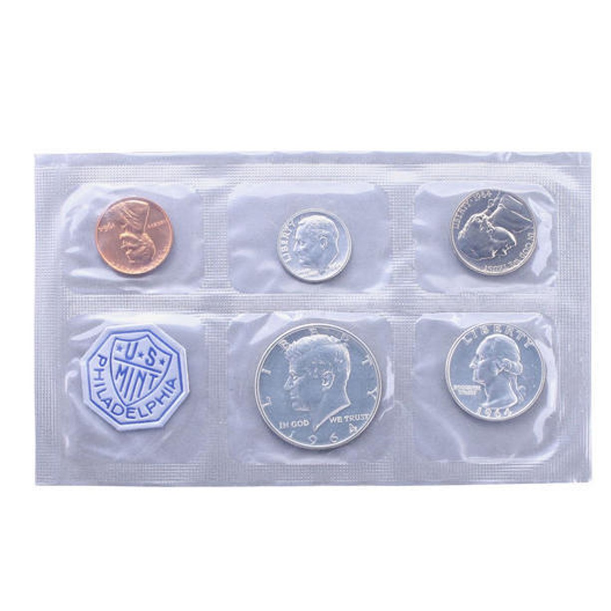 1964 P US Mint Silver Proof Set - Choice Proof