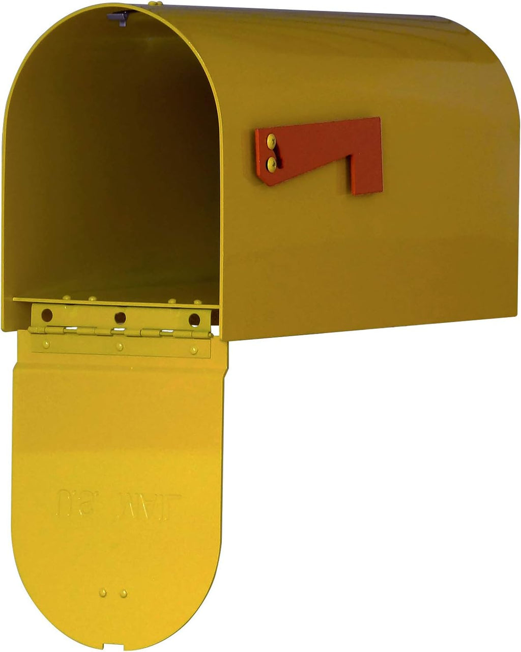 Special Lite Rigby Curbside Mailbox - Yellow Aluminum Mailbox for Post Mount - SCR-1016A-YEL