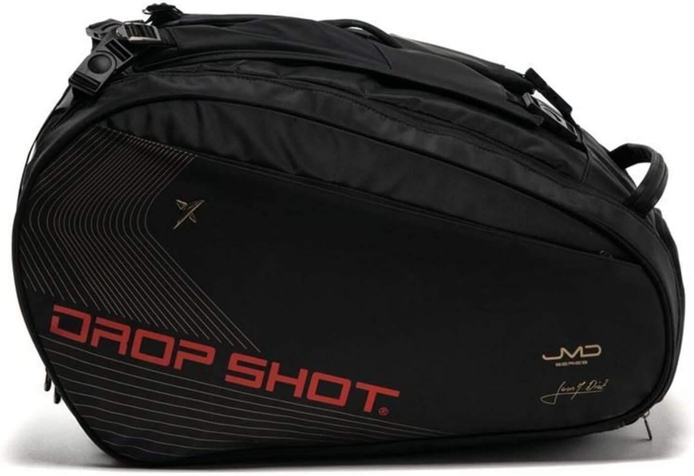 Drop Shot Airam JMD Unisex Padel Racket Bag - Holds up to 2 padel rackets - Versatile Multicolor padel bag - alternative for Tennis Athletes - Multiple Pockets and Shoe Bag by JMD