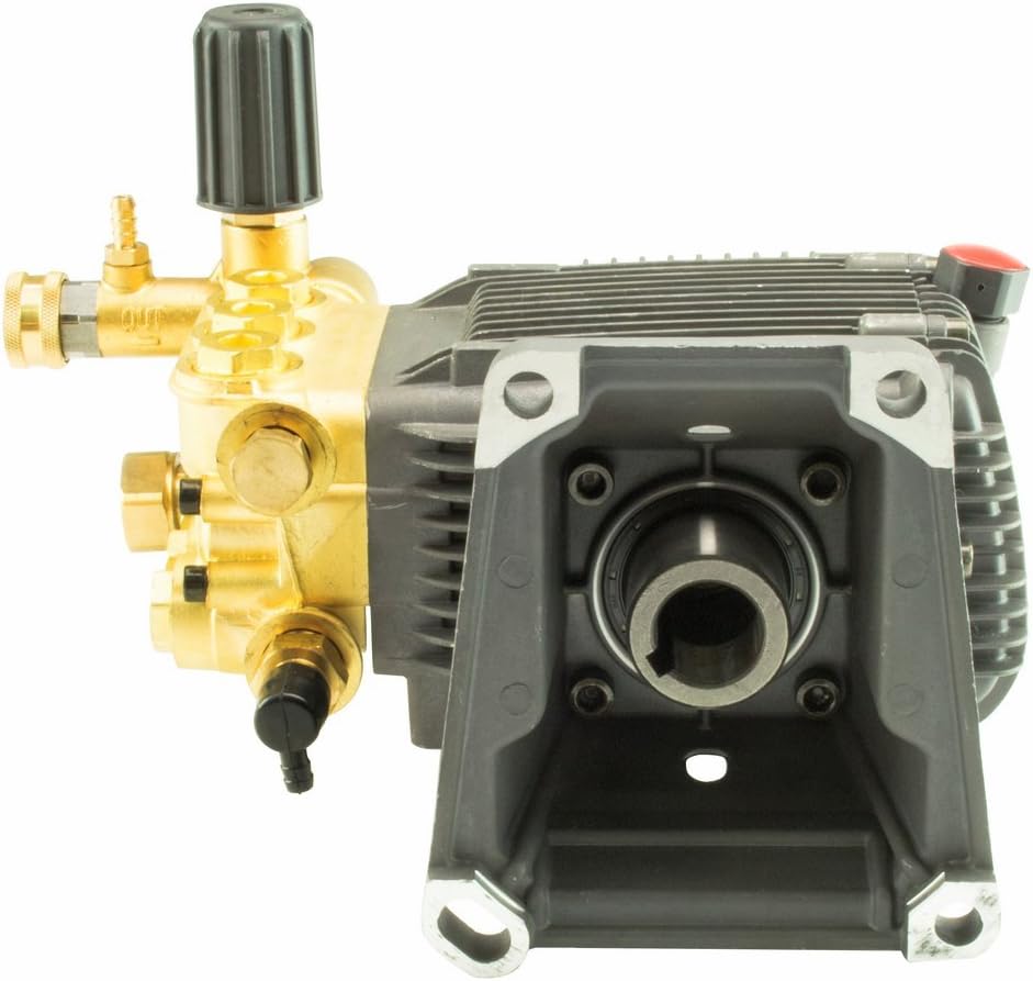 Triplex Power Pressure Washer Pump 5 GPM 3200 PSI 3600 RPM 1' Hollow Shaft with Unloader