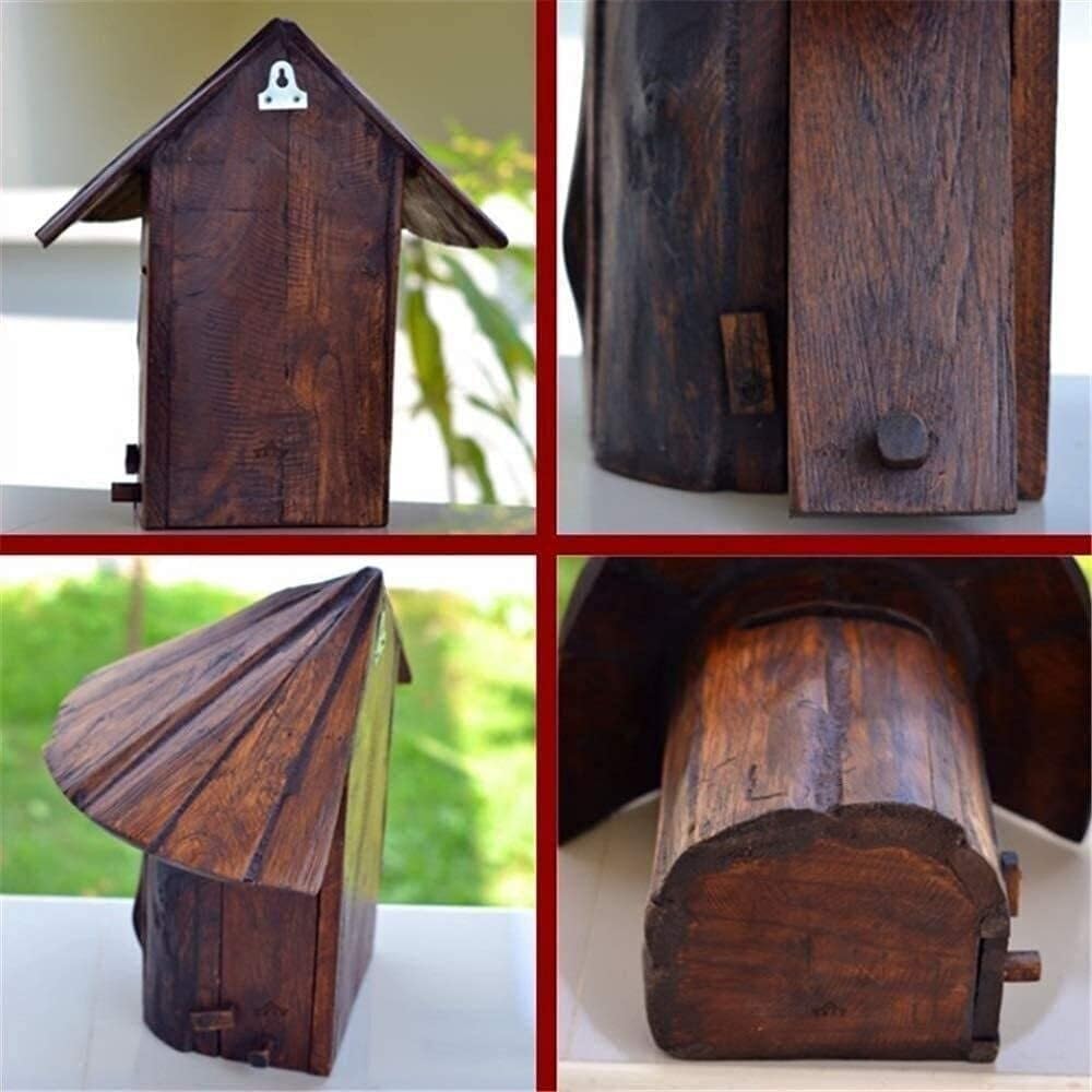 Post Box, Letter Box Mailbox Classic Wooden Mailbox Modern House Vertical Wall Mount Creative Decoration Mailboxes Outdoor Letter Box