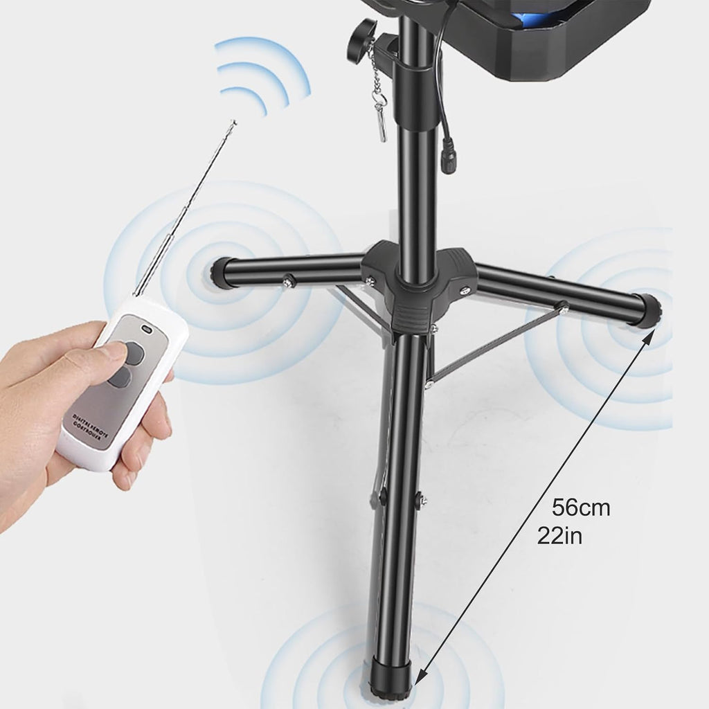 Tennis Pitching Machine, Automatic Tennis Ball Launcher/Thrower, Adjustable Height & Angle, Tennis Training Equipment for Beginners