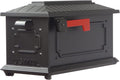 Special Lite Kingston Curbside Mailbox - Black Aluminum Mailbox for Post Mount - SCK-1017-BLK