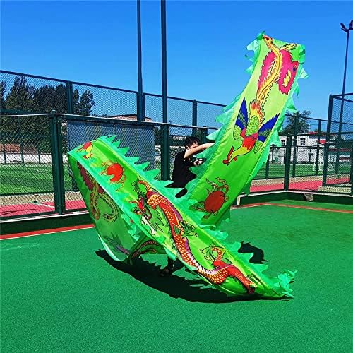 Dance ribbons,Dragon Dance Ribbon Streamer,Dragon Ribbon Streamer,3D Colorful Dragon Silk Flowy Spinning & Shaking Poi Dragon Dance Ribbon Streamer Silk Flowy Spinning & Shaking PoiParents Outdoor Par