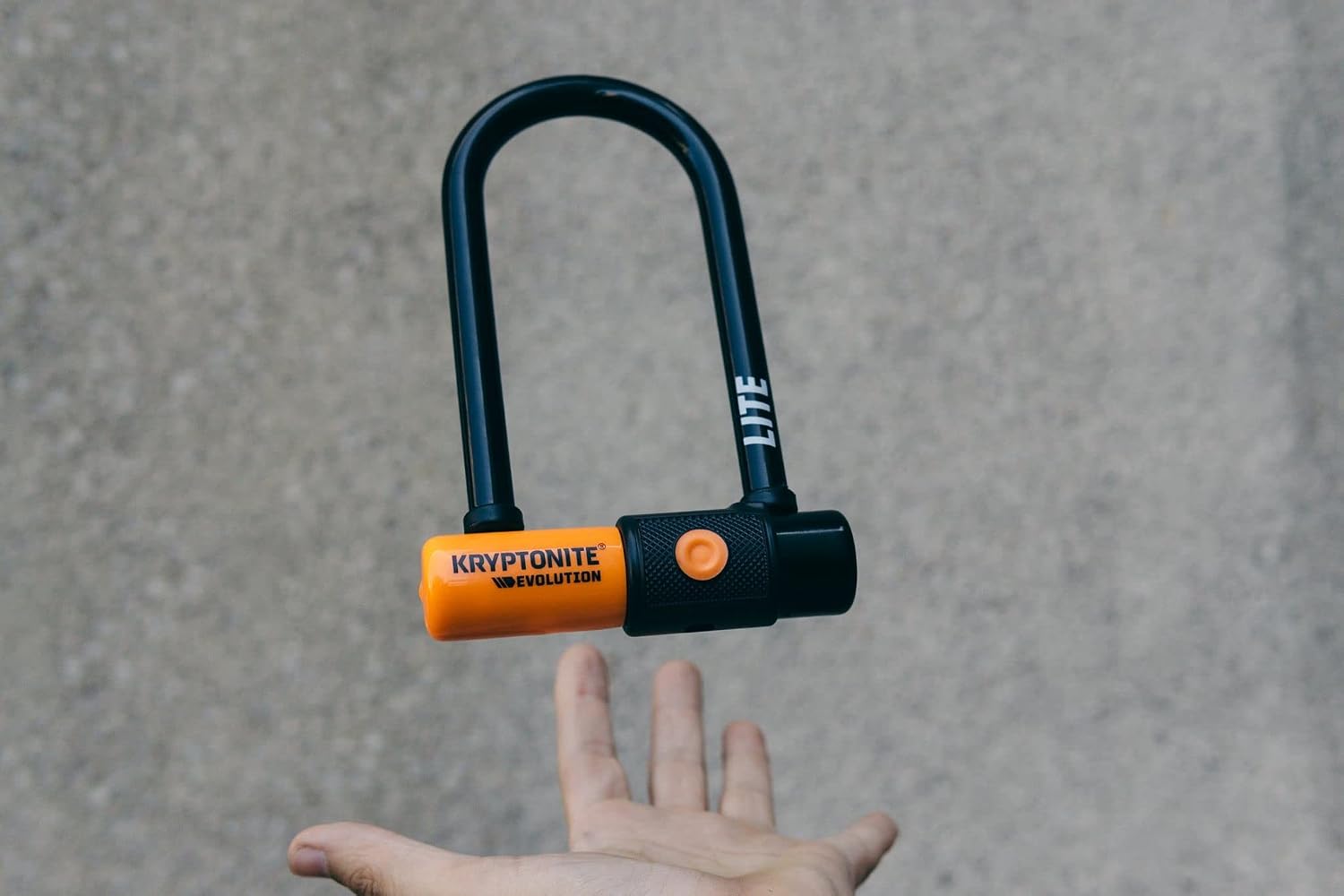 Kryptonite Evolution Lite Mini-6 Bike U-Lock, Lightweight Anti-Theft Bicycle U Lock, 11mm Steel Shackle with Keys, High Security Lock for Bicycles Scooters | bike-locks