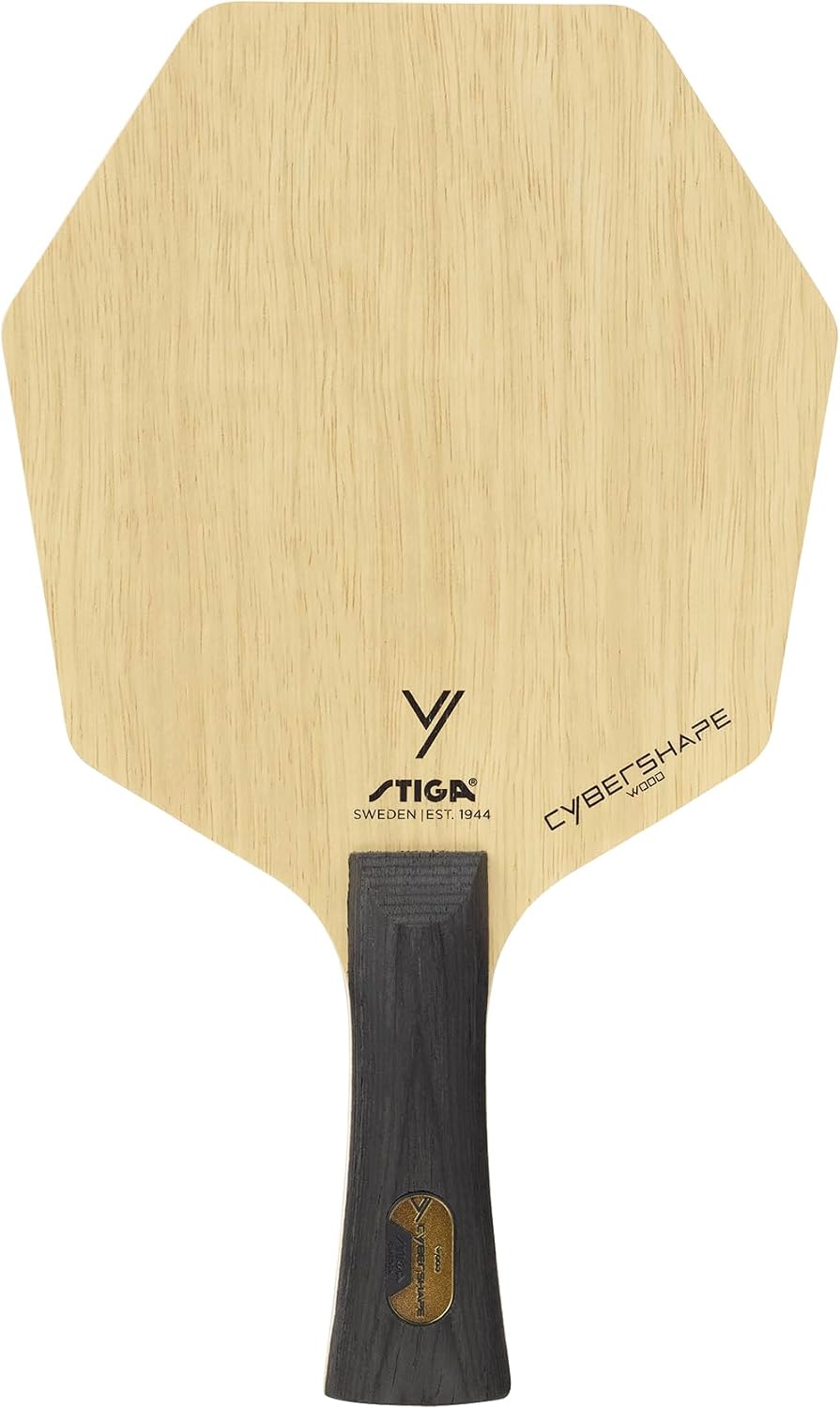 STIGA Cybershape Wood Table Tennis Blade I Superior Control & Enhanced Grip for Offensive Play
