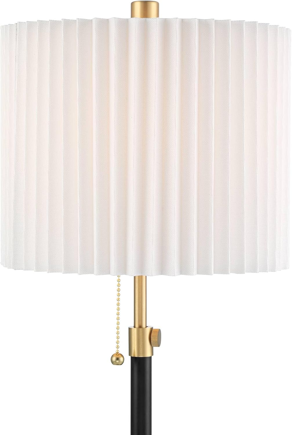 360 Lighting Lenore 22 3/4' High Small Modern Set of 2 Accent Table Lamps with USB Ports A+C Charging Adjustable Height Black Gold Metal Living Room Bedroom Bedside Nightstand House Office Home